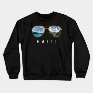 Haiti  Sunglasses Crewneck Sweatshirt